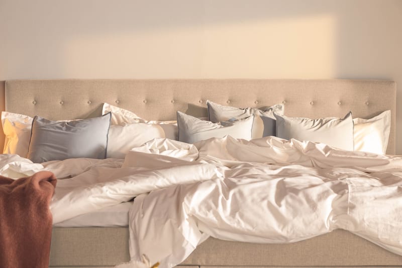 Ella Familieseng Sengepakke 280x210 cm - (+Flere valg) Beige - Møbler - Senger - Komplett sengepakke