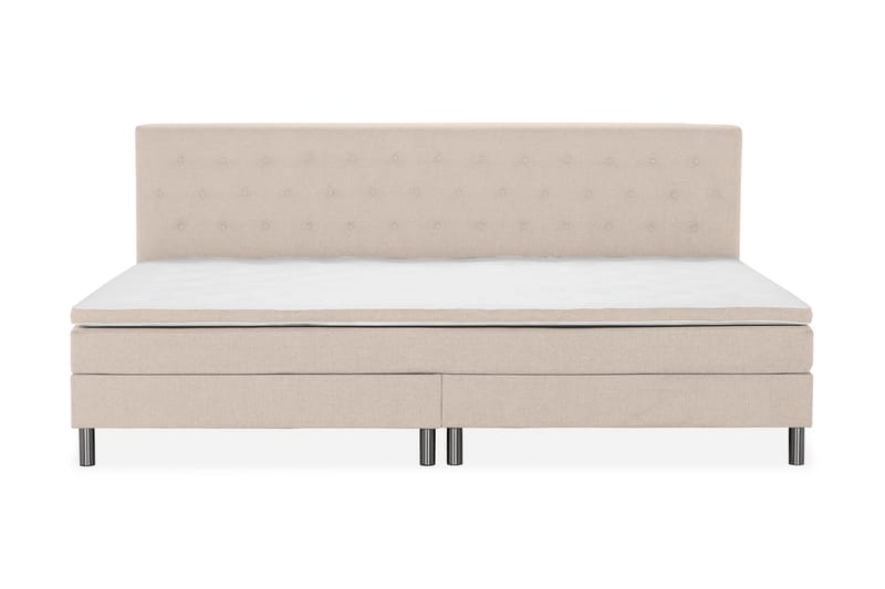 Ella Familieseng Sengepakke 280x210 cm - (+Flere valg) Beige - Møbler - Senger - Komplett sengepakke