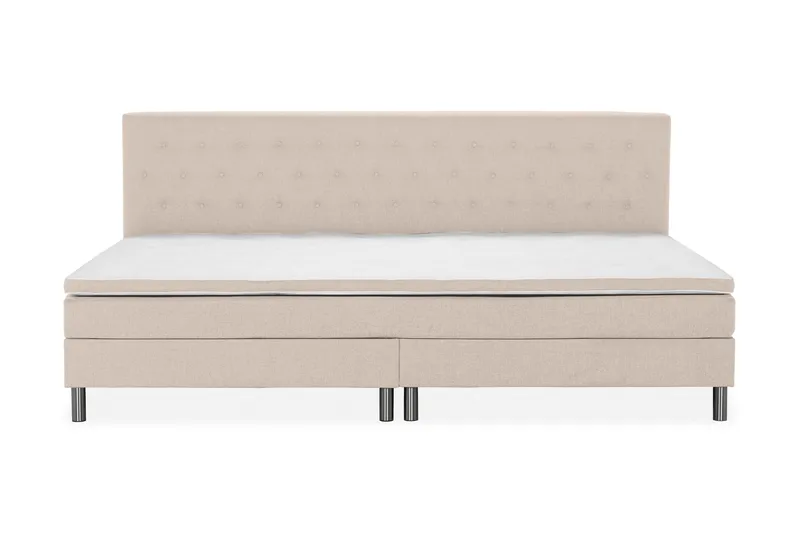 Ella Familieseng Sengepakke 280x210 cm - (+Flere valg) Beige - Møbler - Senger - Kontinentalsenger