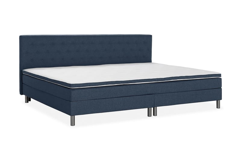 Ella Familieseng Sengepakke 280x210 cm - (+Flere valg) Mørkeblå - Møbler - Senger - Komplett sengepakke