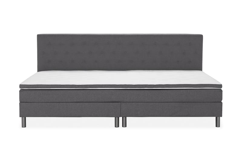 Ella Familieseng Sengepakke 280x210 cm - (+Flere valg) Mørkegrå - Møbler - Senger - Komplett sengepakke