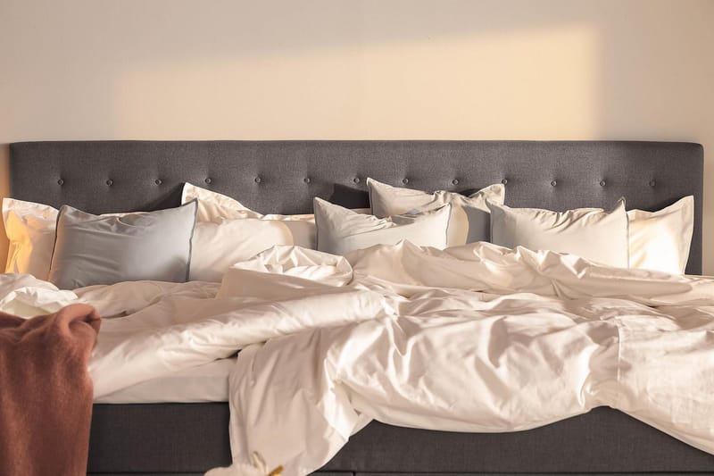 Ella Familieseng Sengepakke 280x210 cm - (+Flere valg) Mørkegrå - Møbler - Senger - Kontinentalsenger