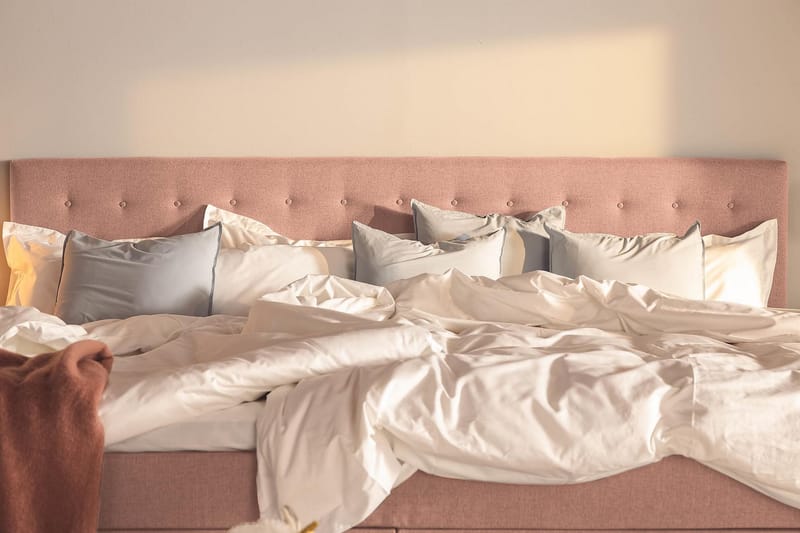 Ella Familieseng Sengepakke 280x210 cm - (+Flere valg) Rosa - Møbler - Senger - Komplett sengepakke