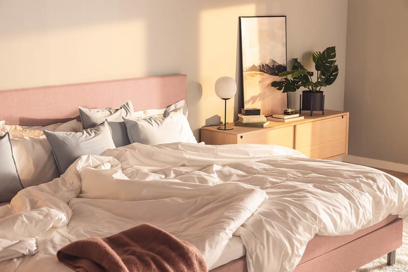 Ella Familieseng Sengepakke 280x210 cm - (+Flere valg) Rosa - Møbler - Senger - Komplett sengepakke