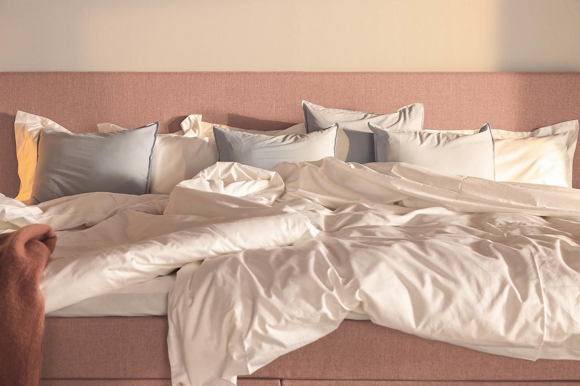 Ella Familieseng Sengepakke 280x210 cm - (+Flere valg) Rosa - Møbler - Senger - Komplett sengepakke