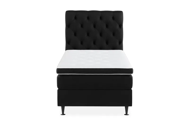 Ella kontinentalseng 90x200cm - Svart - Møbler - Senger - Kontinentalsenger