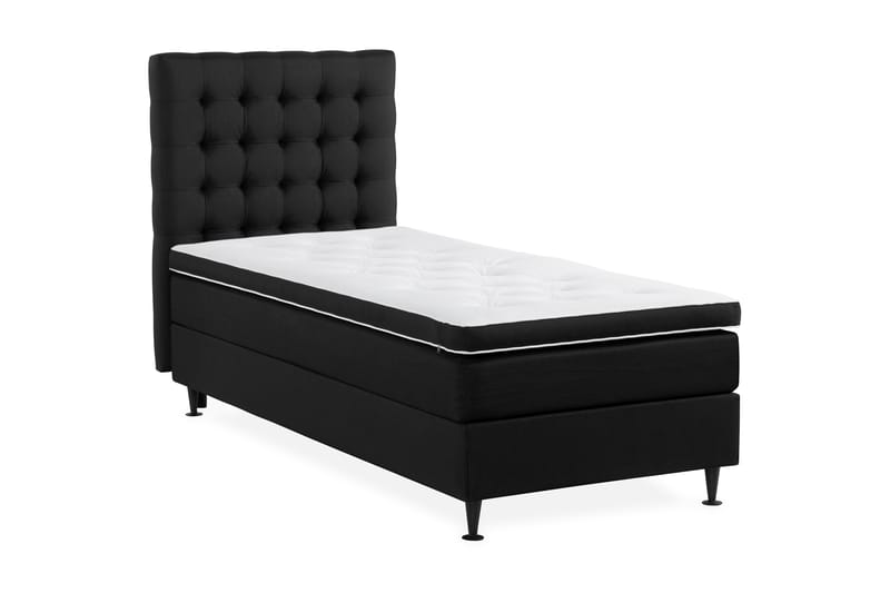 Ella Sengepakke 90x200cm - Svart - Møbler - Senger - Komplett sengepakke