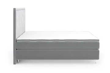 Faylor Luxury Velvet 180x200 - Lysegrå - Møbler - Senger - Kontinentalsenger