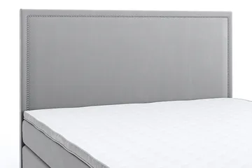 Faylor Luxury Velvet 180x200 - Lysegrå - Møbler - Senger - Kontinentalsenger