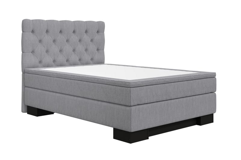 Faylor Lyx Komplett Sengepakke 120x200 - Lysegrå - Møbler - Senger - Kontinentalsenger