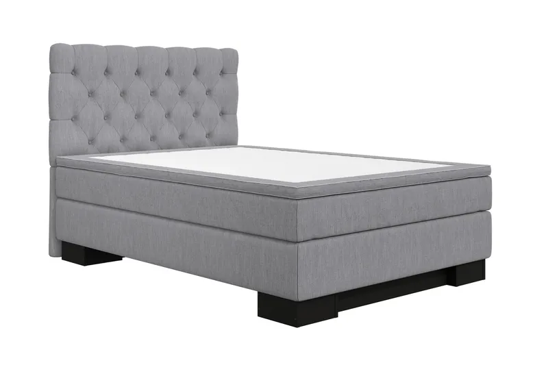 Faylor Lyx Komplett Sengepakke 120x200 - Lysegrå - Møbler - Senger - Kontinentalsenger