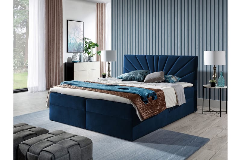 Frusci Kontinentalseng 120x200 + Overmadrass - Møbler - Senger - Kontinentalsenger