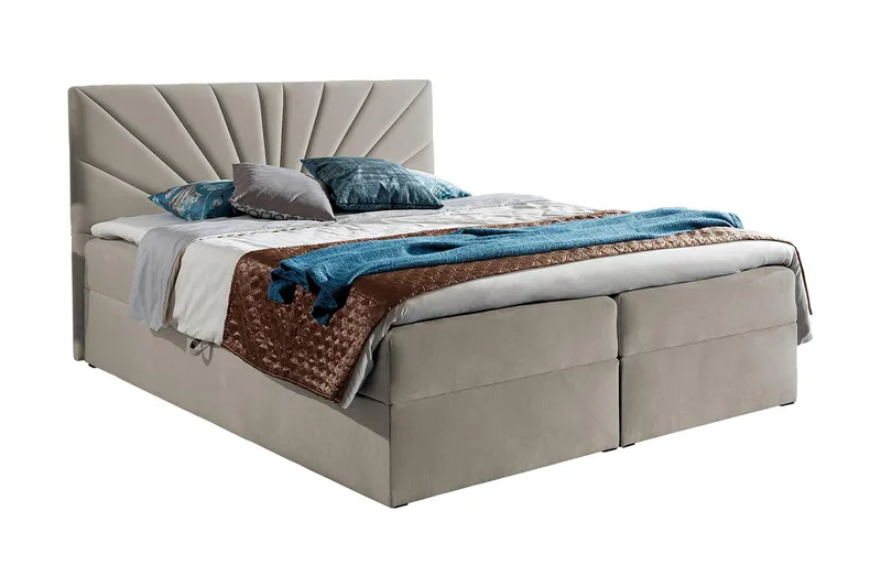 Frusci Kontinentalseng 120x200 + Overmadrass, undefined