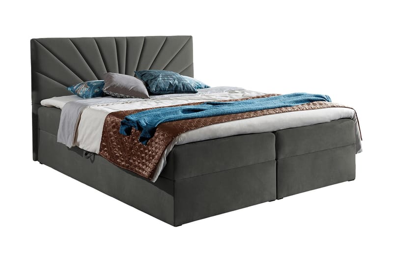 Frusci Kontinentalseng 160x200 + Overmadrass - Møbler - Senger - Kontinentalsenger