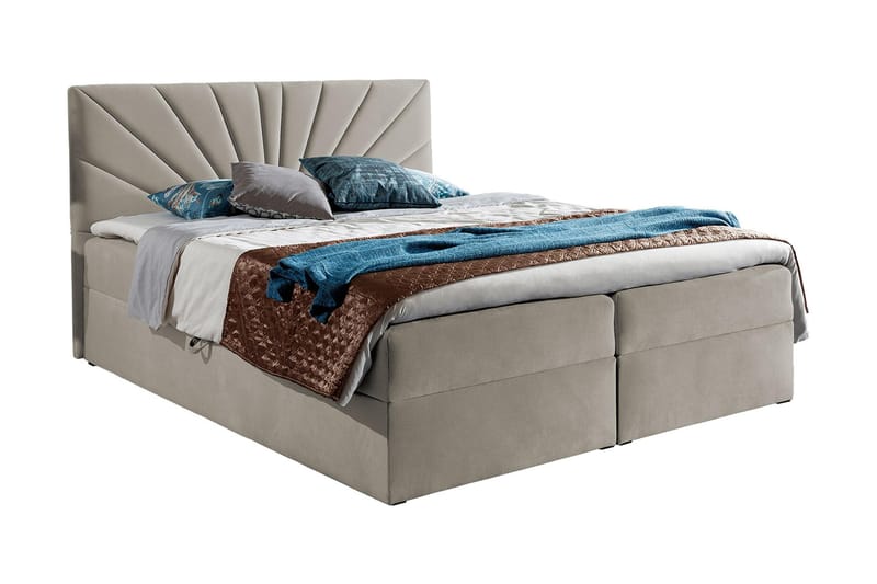 Frusci Kontinentalseng 160x200 + Overmadrass, undefined