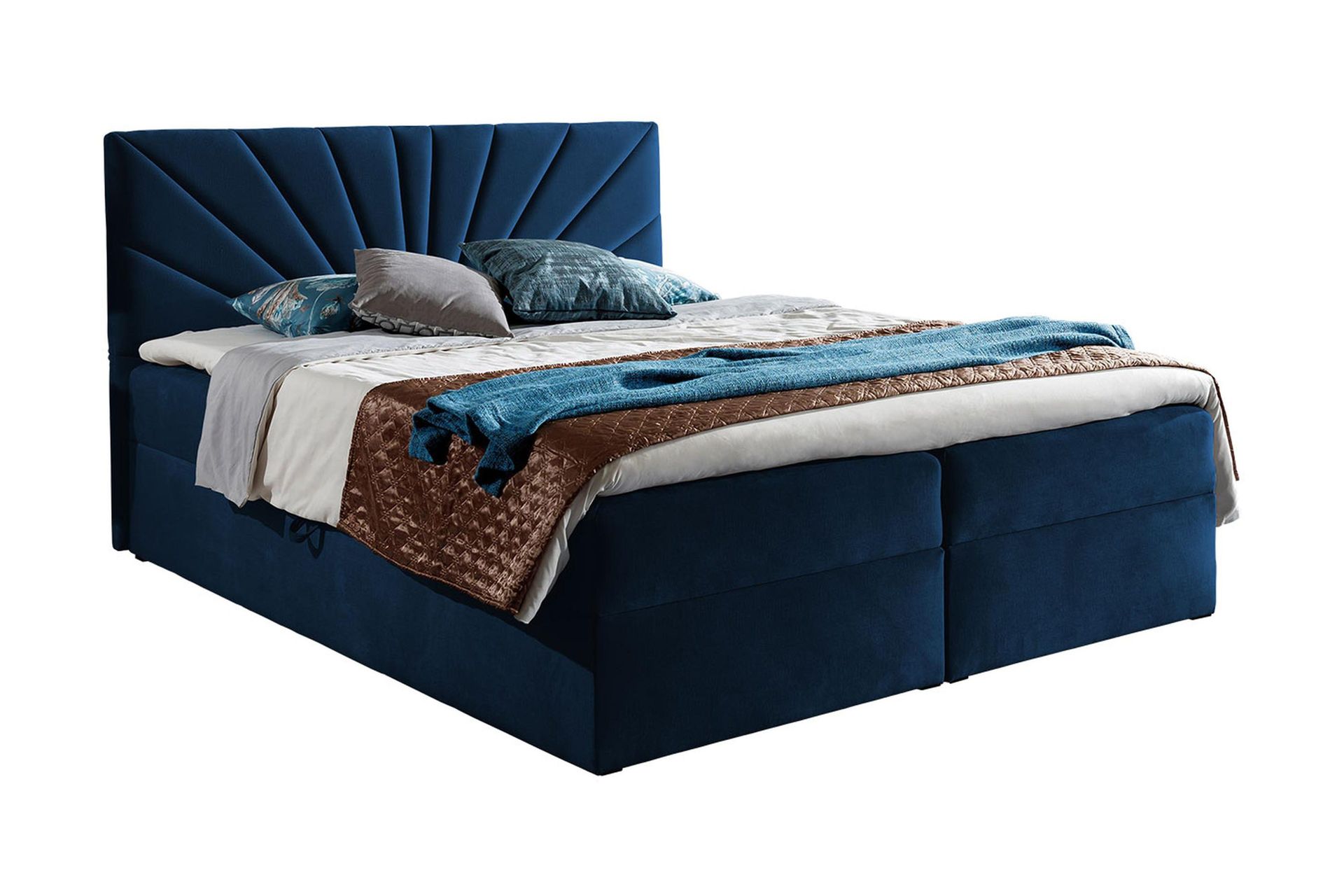 Frusci Kontinentalseng 160x200 + Overmadrass -
