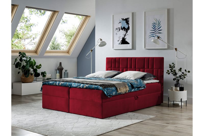 Frusci Kontinentalseng 180x200 + Overmadrass - Møbler - Senger - Kontinentalsenger