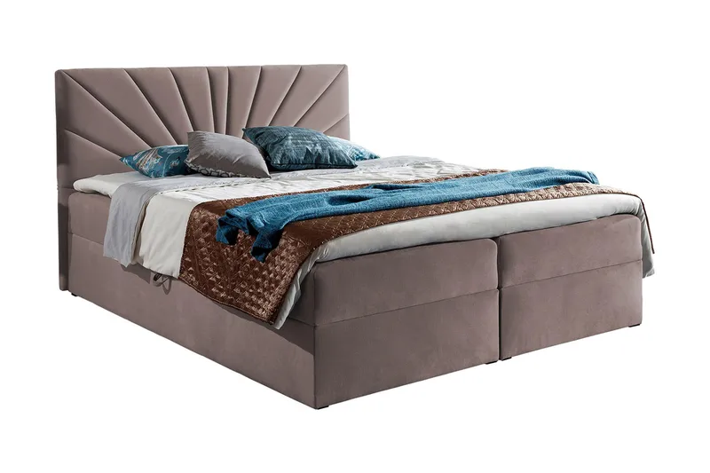 Frusci Kontinentalseng 180x200 + Overmadrass - Møbler - Senger - Kontinentalsenger