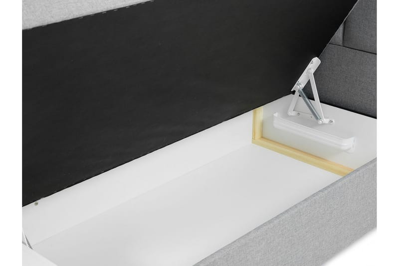 Garda Lux Kontinentalseng 140x207 cm - Hvit - Møbler - Senger - Kontinentalsenger