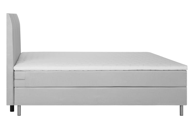 Happy Sengepakke Kontinentalseng 120x200 cm  - Lysegrå - Komplett sengepakke - Kontinentalsenger