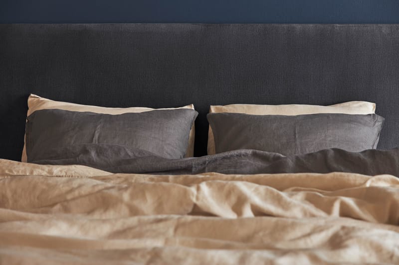 Happy Pluss Sengepakke Kontinentalseng 180x200 cm - Mørkegrå - Komplett sengepakke - Kontinentalsenger