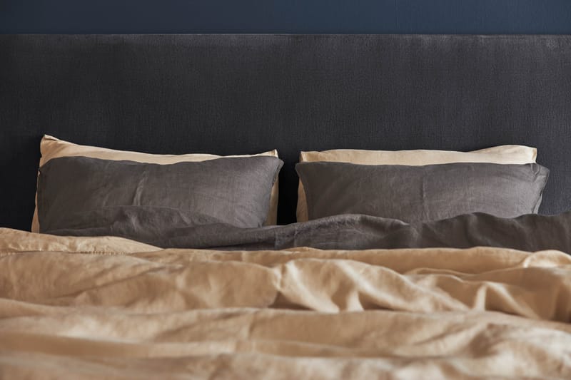 Happy Pluss Sengepakke Kontinentalseng 140x200 cm  - Mørkegrå - Komplett sengepakke - Kontinentalsenger