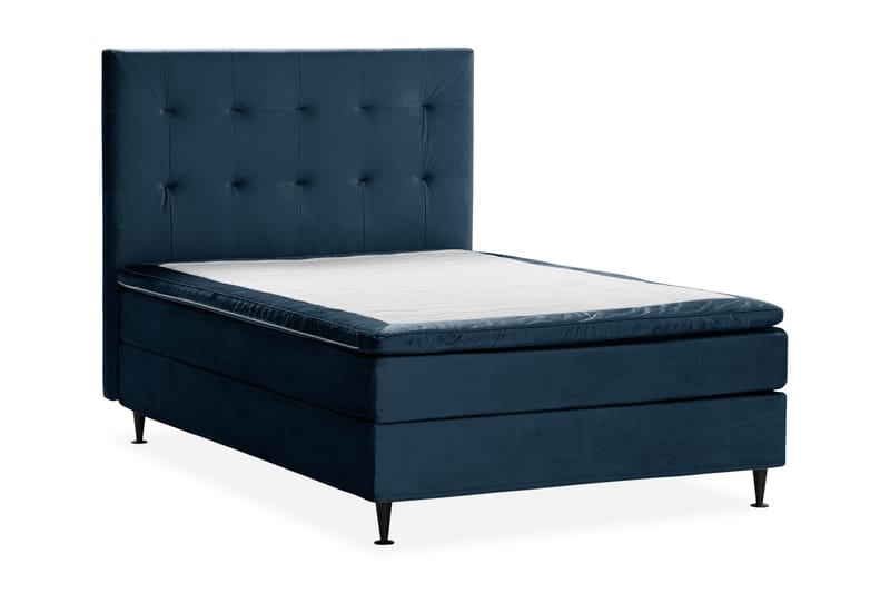 Happy Pluss Sengepakke Kontinentalseng 120x200 - Mørkeblå - Komplett sengepakke - Kontinentalsenger