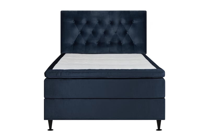 Happy Pluss Sengepakke Kontinentalseng 120x200 cm - Mørkeblå - Komplett sengepakke - Kontinentalsenger