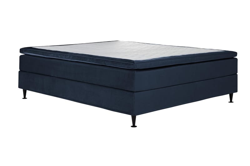 Happy Pluss kontinentalseng 160x200 - Mørkeblå - Komplett sengepakke - Kontinentalsenger