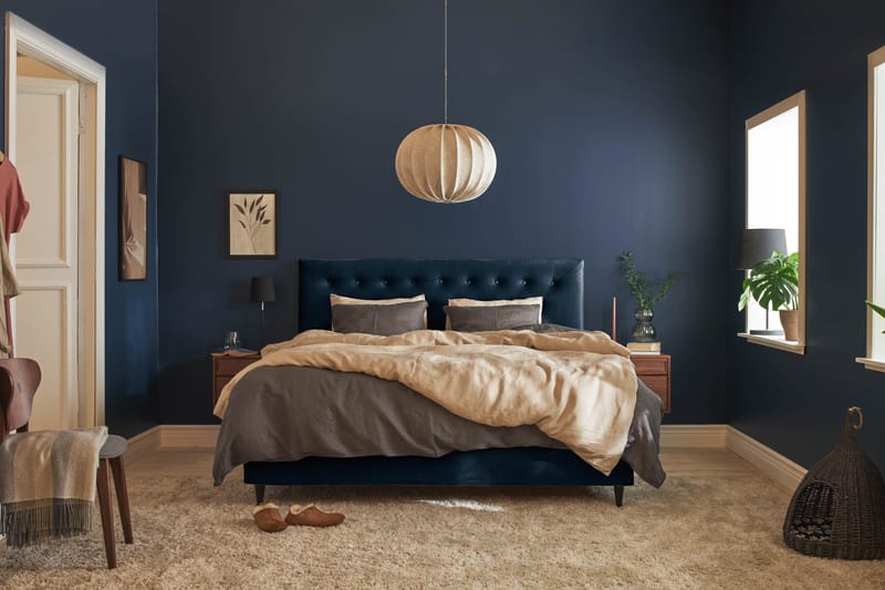 Happy Pluss Sengepakke Kontinentalseng 180x200 - Mørkeblå - Møbler - Senger - Kontinentalsenger