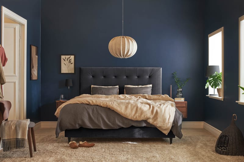 Happy Pluss Sengepakke Kontinentalseng 180x200 - Mørkegrå - Møbler - Senger - Kontinentalsenger