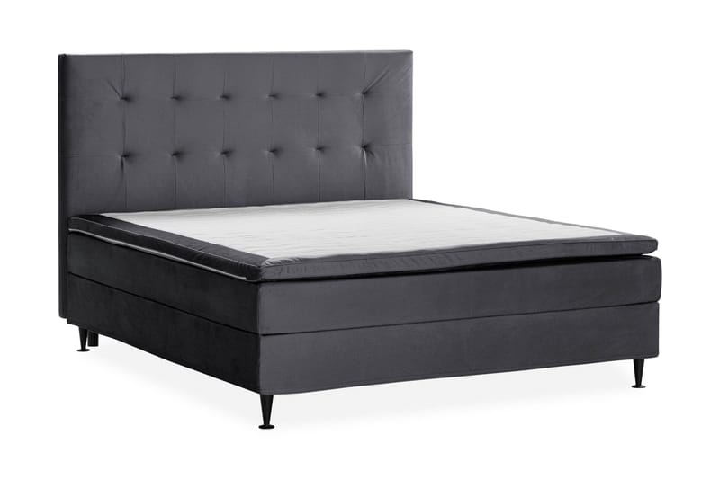 Happy Pluss Sengepakke Kontinentalseng 180x200 - Mørkegrå - Møbler - Senger - Kontinentalsenger