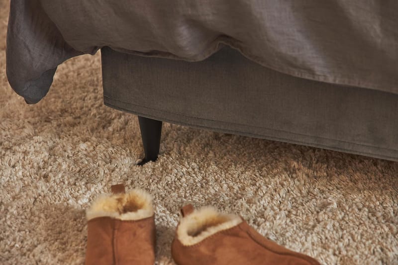 Happy Pluss Kontinentalseng - Grå - Møbler - Senger - Kontinentalsenger