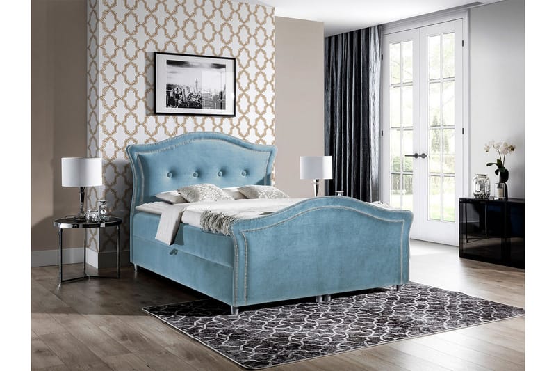 Hestra Lux Kontinentalseng 140x200 cm - Møbler - Senger - Kontinentalsenger