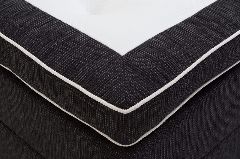 Hilton Deluxe Kontinentalseng 140 - Svart - Møbler - Senger - Kontinentalsenger