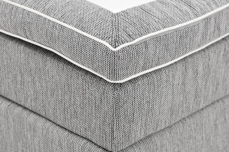 Hilton Deluxe Kontinentalseng 160 - Lysegrå - Møbler - Senger - Kontinentalsenger