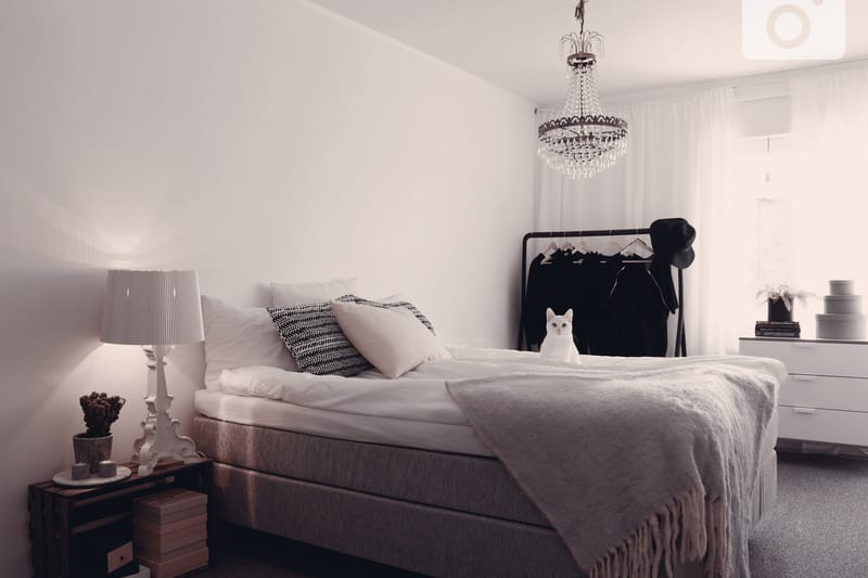 Hilton Deluxe Kontinentalseng 180 - Lysegrå - Møbler - Senger - Kontinentalsenger