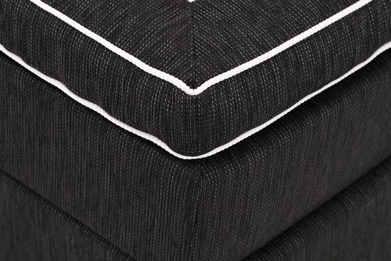 Hilton Deluxe Kontinentalseng 180 - Svart - Møbler - Senger - Kontinentalsenger