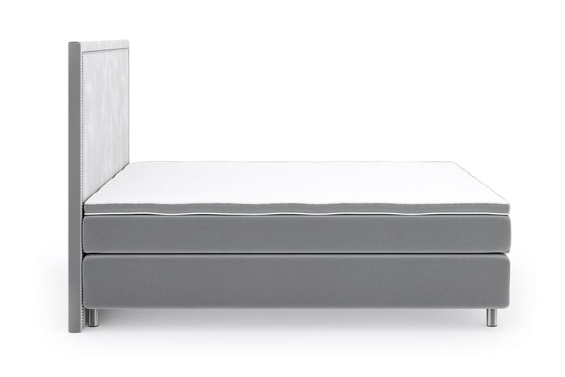 Hilton Luxury Velvet 210x210 - Lysegrå - Møbler - Senger - Kontinentalsenger