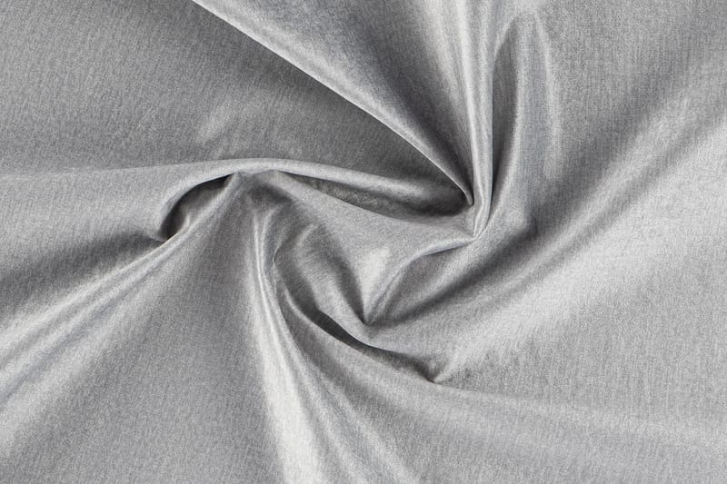 Hilton Luxury Velvet Sengepakke 210x210 - Lysegrå - Møbler - Senger - Komplett sengepakke