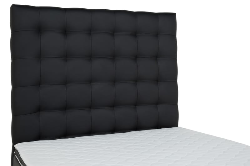 Hilton Lyx Komplett sengepakke 120 - Svart PU Sokkel - Komplett sengepakke - Kontinentalsenger