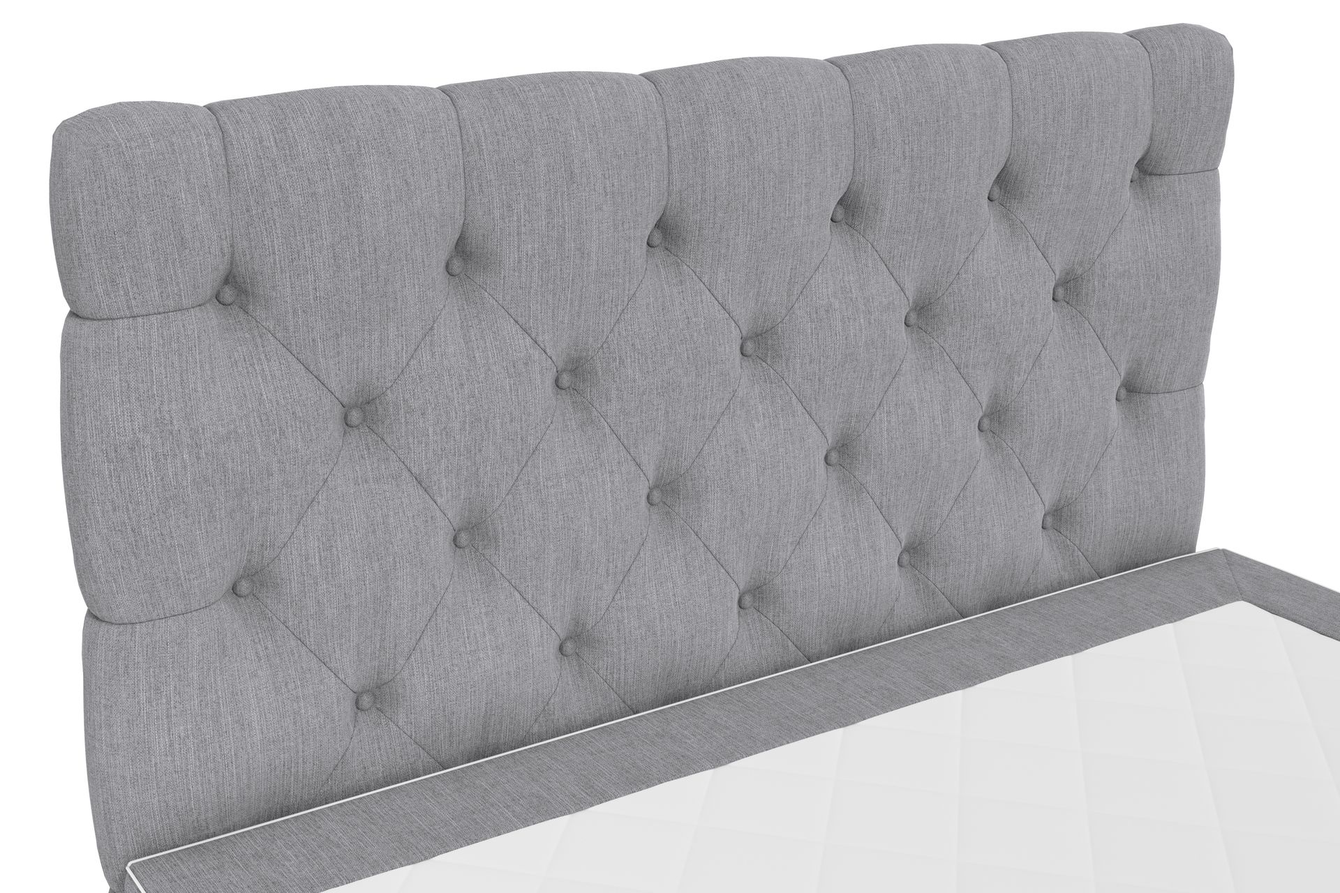 Hilton Lyx Komplett Sengepakke 120x200 - Lysegrå - Møbler - Senger - Komplett sengepakke