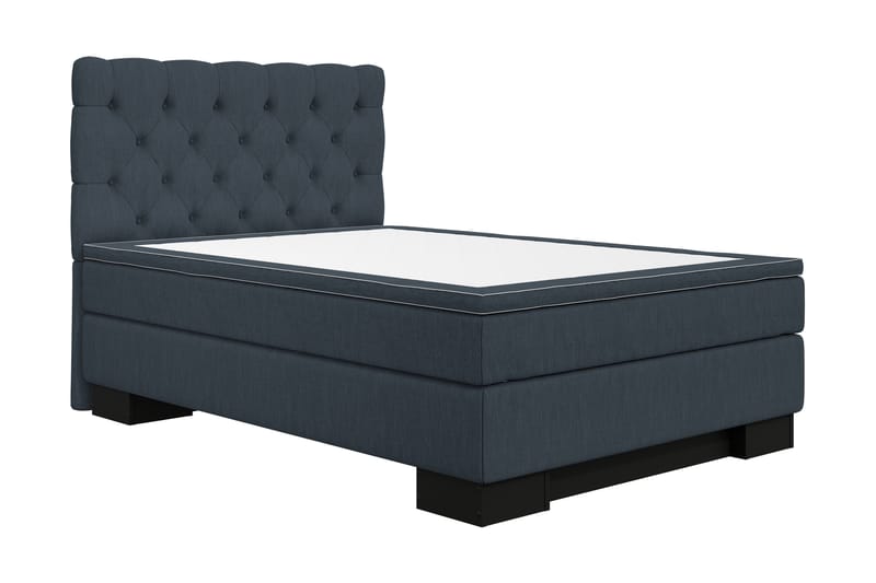 Hilton Lyx Komplett Sengepakke 120x200 - Mørkeblå - Komplett sengepakke - Kontinentalsenger