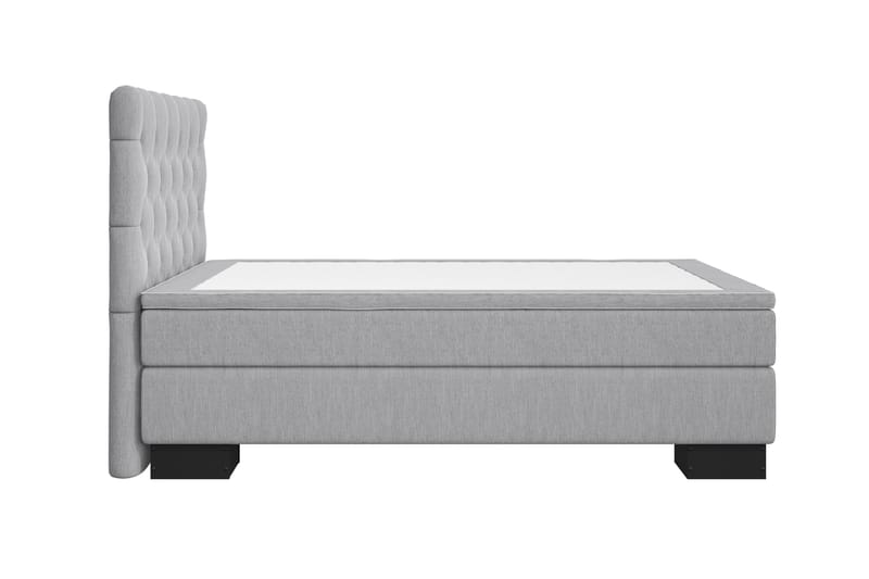 Hilton Lyx Komplett Sengepakke 120x210 - Lysegrå - Møbler - Senger - Komplett sengepakke