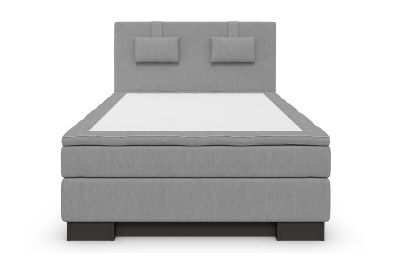 Hilton Lyx Komplett Sengepakke 120x210 - Lysegrå - Møbler - Senger - Komplett sengepakke