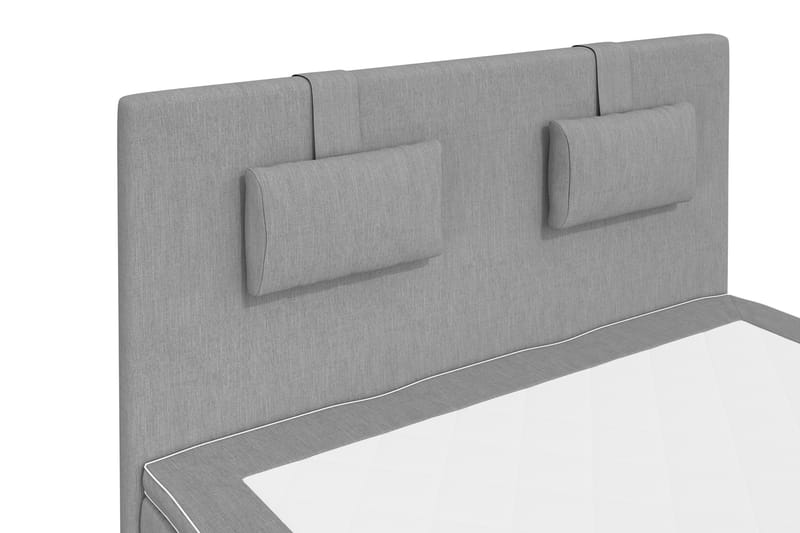 Hilton Lyx Komplett Sengepakke 120x210 - Lysegrå - Møbler - Senger - Komplett sengepakke