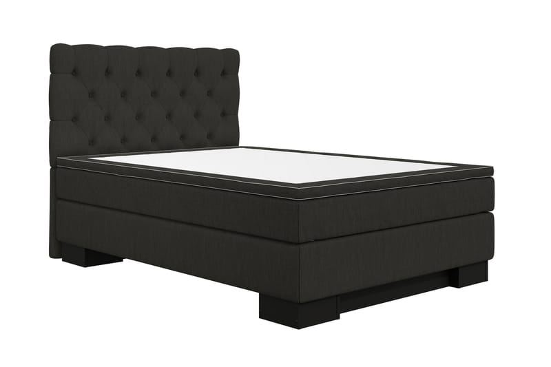 Hilton Lyx Komplett Sengepakke 120x210 - Svart - Møbler - Senger - Komplett sengepakke