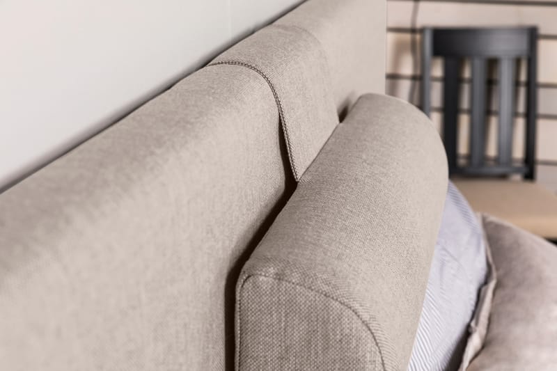 Hilton Lyx Komplett Sengepakke 140 - Beige - Møbler - Senger - Komplett sengepakke