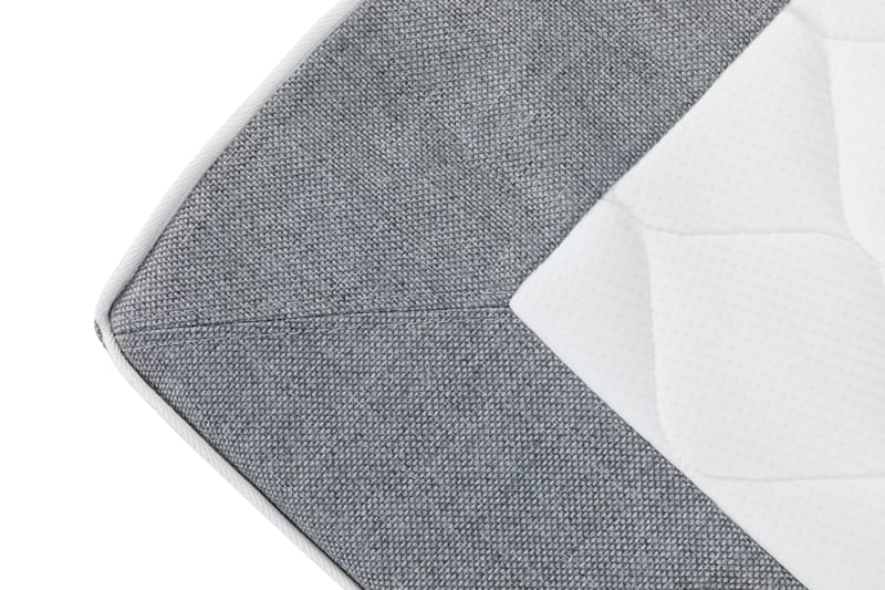 Hilton Lyx Komplett Sengepakke 140 cm Lysgrå - Svart Sokkel - Møbler - Senger - Komplett sengepakke