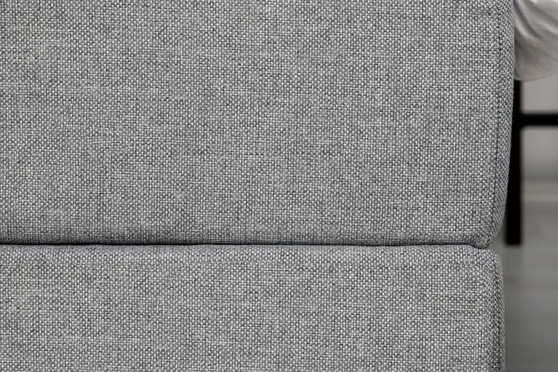 Hilton Lyx Komplett Sengepakke 140 cm Lysgrå - Svart Sokkel - Møbler - Senger - Komplett sengepakke